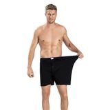 Jiber 183 Erkek Büyük Beden Pamuklu Siyah-beyaz-gri 3lü Boxer