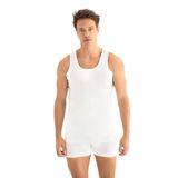 Jiber 3'lü Erkek Beyaz Pamuklu Atlet, Beyaz, 3XL