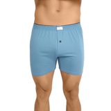 jiber 3'lü Havlu Kemer Pamuklu Boxer, 2XL, 127-3, indigo, Erkek