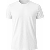 Jiber Anti Alerjik Bisiklet Yaka Bambu Erkek T-Shirt 334 - Beyaz - 2XL