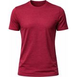 Jiber Anti Alerjik Bisiklet Yaka Bambu Erkek T-Shirt 334 - Bordo - 2XL