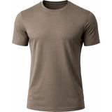 Jiber Anti Alerjik Bisiklet Yaka Bambu Erkek T-Shirt 334 - Mürdüm