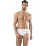 Jiber Erkek 3'lü Pamuklu Slip Külot (Beyaz, 2XL)