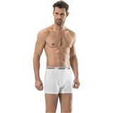 Jiber Erkek 4'lü Likralı Stretch Boxer (XL, Beyaz)