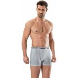 Jiber Erkek 5'li Gri Likralı Stretch Boxer - 2XL