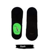 Jiber Erkek Bambu Likralı Babet Çorap 7000 - 12 Adet Siyah 40-44