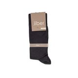 Jiber Erkek Bambu Likralı Uzun Çorap 5500 - 6 Adet - Füme - 40 - 44