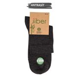 Jiber Erkek Bambu Likralı Yarım Konç Çorap 6451 - 6 Adet Antrasit 40-44