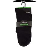 Jiber Erkek Bambu Uzun Lastiksiz Şeker Çorap 5999 - 12 Adet Siyah 40-44