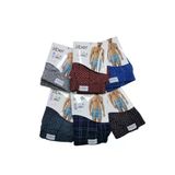 Jiber Erkek Baskılı Karışık Renk Boxer 130-6 Adet Karışık Renk M