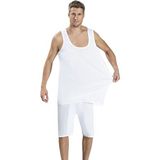 Jiber Erkek Beyaz Pamuklu Büyük Beden 2 Li Atlet 180 - 3XL