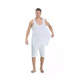 Jiber Erkek Büyük Beden Askılı Atlet 180 - 4 Adet - 4XL - Beyaz