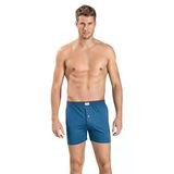 Jiber Erkek Havlu Kemer Pamuklu Boxer 127 - 12 Adet - 2XL - İndigo