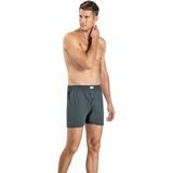 Jiber Erkek Havlu Kemer Pamuklu Boxer 127 - 6 Adet - 2XL - Füme