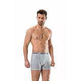 Jiber Erkek Likralı Boxer 6'lı Paket - 156 - S - Gri