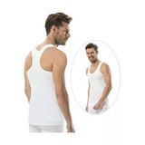 Jiber Erkek Likralı Rambo Atlet 3'lü Paket - 136 - XL - Siyah