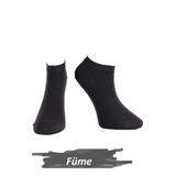 Jiber Erkek Modal Likaralı Patik Çorap 6100 - 12 Adet Füme 40-44