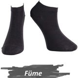 Jiber Erkek Modal Likaralı Patik Çorap 6100 - 6 Adet Füme 40-44