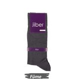 Jiber Erkek Modal Likralı Uzun Çorap 5100 - 12 Adet Füme 40-44