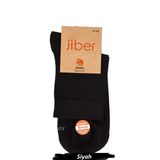 Jiber Erkek Modal Likralı Yarım Konç Çorap 6401 - 12 Adet - 40 - 44 - Siyah