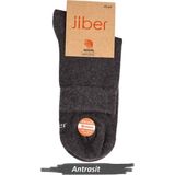 Jiber Erkek Modal Likralı Yarım Konç Çorap 6401 - 12 Adet Antrasit 40-44