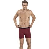 Jiber Erkek Modal Pamuklu Renkli Boxer 321 - 9 Adet - 2XL - Bordo