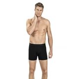 Jiber Erkek Modal Renkli Boxer 321-6 Adet Siyah S