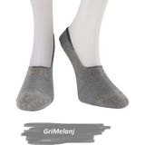 Jiber Erkek Pamuklu Likralı Babet Çorap 7108 - 12 Adet 40-44 Grimelanj