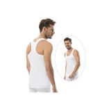 Jiber Erkek Pamuklu Sporcu Beyaz Atlet 6lı 106