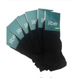 Jiber Erkek Partik Çorap Bambu Ipligi 6 Adet Siyah - Renkli - 41 - 44