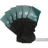 Jiber Erkek Patik Çorap Bambu 6 Adet Füme - 41 - 44