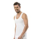 Jiber Erkek Rambo Atlet 3'lü PAKET-106 - S - Beyaz
