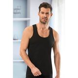 Jiber Erkek Rambo Atlet Renkli 3'lü PAKET-113 - XL - Siyah