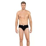 Jiber Erkek Renkli Slip Külot 129 - 6 Adet - L - Siyah