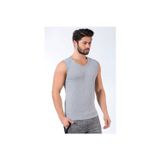 Jiber Erkek V Yaka Sıfır Kol Atlet 3'lü Paket - 123 - Beyaz