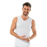 Jiber Erkek V Yaka Sıfır Kol Atlet 6'lı Paket - 123