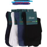 Jiber Kadın Bambu Likralı Soket Çorap 6650 - 12 Adet - 36 - 40 - Renkli