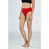 Jiber Kadın Bato Bikini Külot 652 - 12 Adet - L - Kırmızı