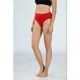 Jiber Kadın Bato Bikini Külot 652 - 6 Adet - S - Kırmızı