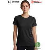 Jiber Kadın Premium Ekstra Esnek Bambu Terletmeyen Hafif Kumaş T-Shirt - Siyah