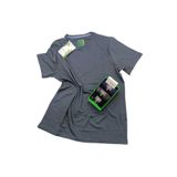 Jiber Kaliteli Erkek Bamboo T-shirt Ve 3'lü Bamboo Çorap Set