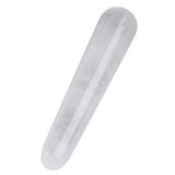 JIC Gem Şeffaf Kuvars Kristal Masaj Değnek Doğal Kaya Kristal Kuvars Gua Sha Kazıma Aracı