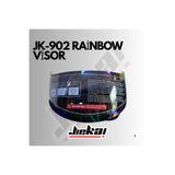 JİEKAİ ÇENE AÇILIR KASK RAİNBOW-HOLOGRAMLI VİZÖR (KASK DEĞİLDİR)