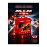 JİEKAİ Jiekai Jk4000 Intercom Motosiklet Kask Kulaklık Interkom Tüm Kasklara Uyumludur Işıklı Mekanizma