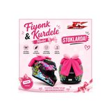 JİEKAİ JK PELUŞ KASK KURDELE & FİYONK PEMBE (KASK DAHİL DEĞİLDİR)