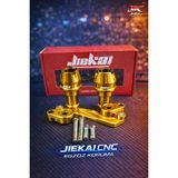 Jiekai Motosiklet Universal Çiftli Egzoz Koruma Takozu Cnc Model - Sarı