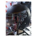 JIEKAI YARIM KASK MAT SİYAH (XL)