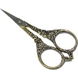 Jienuo Oymalı Desenli Dikiş Nakış Açılış Kurdele Davet Makası 11cm Uzunlukta Metal Yapı