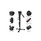JieYang Monopod JY0518B Kırmızı Mandallı Kilit Sistemi
