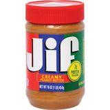 Jif Creamy Yer Fıstığı Ezmesi 454 G (4'Li Paket)